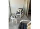 Relaxing balcony with patio furniture and tiled floor at 244 Saint Augustine Ave # 805, Venice, FL 34285