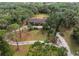 Home situated on a large lot with circular driveway at 2542 Northway Dr, Venice, FL 34292