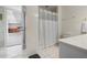 Clean bathroom with shower, toilet, and vanity at 2542 Northway Dr, Venice, FL 34292