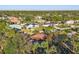 Aerial view of homes in a residential area at 2899 Ensenada Ln, North Port, FL 34286