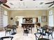 Community clubhouse with multiple tables and chairs at 295 Cassano Drive, Nokomis, FL 34275