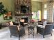 Relaxing community room with fireplace and comfortable seating at 295 Cassano Drive, Nokomis, FL 34275