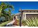 Front yard with a lamppost and walkway leading to home entrance at 295 Cassano Drive, Nokomis, FL 34275