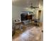 Home office with a desk, chair, and built-in shelving at 3421 Normandy Dr, Port Charlotte, FL 33952