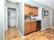 Convenient laundry area with stackable washer and dryer at 380 Three Lakes Ln # F, Venice, FL 34285