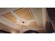 Close-up of a coffered ceiling with recessed lighting at 4081 Roderigo Ave, North Port, FL 34286