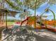 Modern playground with slides and shade structures at 4081 Roderigo Ave, North Port, FL 34286