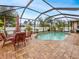 Relaxing screened pool and patio area, perfect for outdoor enjoyment at 4081 Roderigo Ave, North Port, FL 34286