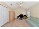 Home office featuring a desk, chair, and sofa at 4200 Castlebridge Ln # 1924, Sarasota, FL 34238