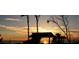 Scenic sunset over calm ocean water at 498 Lake Of The Woods Dr, Venice, FL 34293