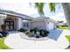 Welcoming walkway leading to double entry doors at 521 Pennyroyal Pl, Venice, FL 34293