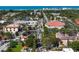 Aerial of a town with ocean in the background at 5592 Semolino St, Nokomis, FL 34275