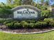 Entrance sign for Bellacina by Casey Key, an Esplanade community at 5592 Semolino St, Nokomis, FL 34275