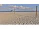 Beach volleyball court and lifeguard stand at 5733 Semolino St, Nokomis, FL 34275