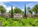 Community entrance sign for Bellacina by Casey Key at 5733 Semolino St, Nokomis, FL 34275