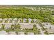 Aerial view of property and community, highlighting location at 652 Linden Dr, Englewood, FL 34223
