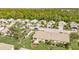 Aerial view showcasing the property and surrounding neighborhood at 652 Linden Dr, Englewood, FL 34223