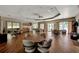 Spacious community room with plenty of seating and a kitchenette at 817 Montrose Dr # 103, Venice, FL 34293