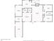 Floor plan showcasing a spacious layout with multiple bedrooms, bathrooms and a garage at 1237 Schooner Ln, Venice, FL 34285