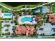 Community pool, clubhouse, and bocce ball courts at 13756 Vadini St, Venice, FL 34293