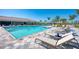 Expansive pool area with comfortable lounge chairs at 13756 Vadini St, Venice, FL 34293