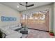 Spacious screened patio overlooking a lake at 13756 Vadini St, Venice, FL 34293