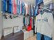 Large walk-in closet with ample storage at 13756 Vadini St, Venice, FL 34293