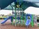 Modern playground with slides and climbing structures at 18891 Lanuvio St, Venice, FL 34293