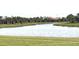 Peaceful waterfront view with lush landscaping at 18891 Lanuvio St, Venice, FL 34293