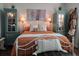 Bright bedroom with a comfortable bed and stylish decor at 1890 San Trovaso Way, Venice, FL 34285