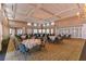 Elegant clubhouse dining room with tables set for events at 1890 San Trovaso Way, Venice, FL 34285