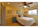 Cozy bedroom with queen-size bed and charming decor at 1953 Settlement Rd # 14, Venice, FL 34285