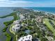 Wide view of waterfront community and surrounding area at 2020 Harbourside Dr # 424, Longboat Key, FL 34228