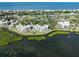 Bird's-eye view of luxurious waterfront community at 2020 Harbourside Dr # 424, Longboat Key, FL 34228