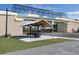 Relaxing trailhead with a covered seating area at 205 Carlino Dr, Nokomis, FL 34275