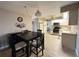 Kitchen with stainless steel appliances and a breakfast bar area at 212 San Carlos Ave, North Port, FL 34287
