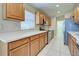 Modern kitchen with stainless steel appliances at 2134 Boxwood St, North Port, FL 34289