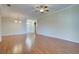 Spacious living area featuring hardwood floors at 2134 Boxwood St, North Port, FL 34289