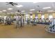 Fitness center with a variety of cardio and weight training equipment at 23253 Banbury Way, Venice, FL 34293