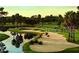 Golf course with water features and lush green landscape at 23253 Banbury Way, Venice, FL 34293