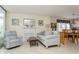 Comfortable living room with a sofa and coffee table at 244 Saint Augustine Ave # 107, Venice, FL 34285