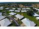 Aerial view of the property and surrounding neighborhood at 3117 Heron Shores Dr, Venice, FL 34293