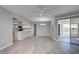 Open concept dining room, kitchen and access to the lanai at 3117 Heron Shores Dr, Venice, FL 34293