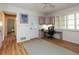 Bedroom with desk area, and access to hallway at 315 Park N Blvd, Venice, FL 34285