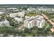 Aerial view of community with multiple buildings and a central courtyard at 3730 Cadbury Cir # 300, Venice, FL 34293