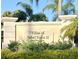 Entrance sign for Villas of Sabal Trace II at 3789 Lakewood Blvd, North Port, FL 34287