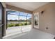 Relaxing screened porch overlooking a lake and golf course at 3789 Lakewood Blvd, North Port, FL 34287