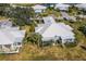 Aerial view of a villa with a screened porch at 450 Wexford Cir # 106, Venice, FL 34293