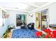 Private patio with seating area, small garden, and grill at 450 Wexford Cir # 106, Venice, FL 34293