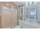 Updated bathroom with a shower and vanity at 460 Base E Ave # 113, Venice, FL 34285